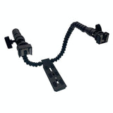 Adjustable Dual Arm Flash Bracket Mount For Hot Shoe - Front View
