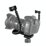 Adjustable Dual Arm Flash Bracket Mount For Hot Shoe - Rear View