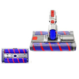 Double Roller Soft Velvet Floor Brush with Led for Dyson Vacs - Front View
