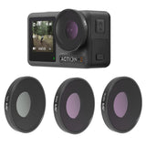 Nd8 and Nd16 Cpl Lens Filter for Dji Action 3