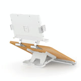 Adjustable Desktop Book Stand with Multi-angle Clip - Foldable Tablet Holder - Top-Down View