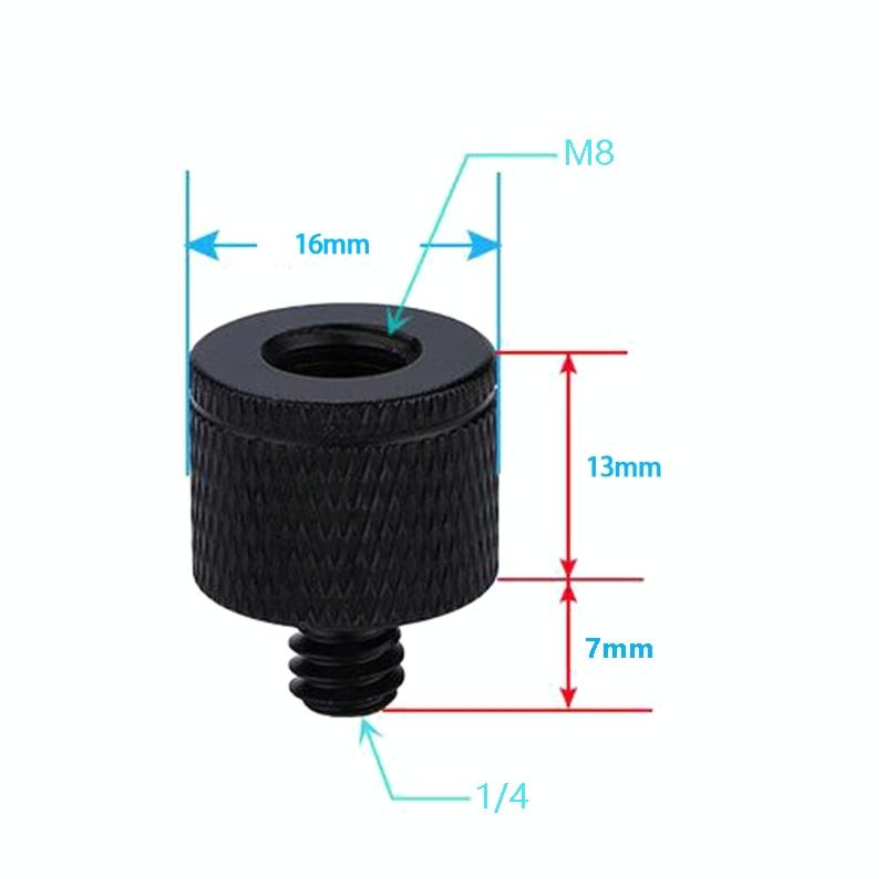 4-Piece A32 M8 To 1 / 4 Screw Adapter Set
