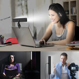 Portable Square Strip Live Video Conferencing Fill Light - Apl-fl06 - Rear View