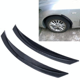 2 Pcs Car Auto Rubber Fender Guard Protection Strip Scratch Protector Sticker - Top-Down View