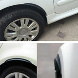 2 Pcs Car Auto Rubber Fender Guard Protection Strip Scratch Protector Sticker - Low Angle