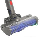 Anti Entanglement Brush Head For V7 / V8 / V10 / V11 / V15 Vacuums Green Light - Top-Down View