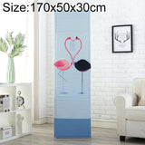 Flamingo Fabric Dust Cover for Vertical Cabinet Ac - 170x50x30cm - All-inclusive - Front View