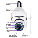 1080P Wifi Light Bulb Camera With Night Vision And Two-Way Voice - Rear View