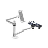 Versatile Rotating Stand for 10-16 Laptops and 4.7-12.9 Tablets - Adjustable Height - Side View