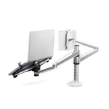 Versatile Rotating Stand for 10-16 Laptops and 4.7-12.9 Tablets - Adjustable Height - Top-Down View