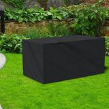 Waterproof 210D Oxford Cloth Table & Chair Cover 270X180X89Cm - Side View