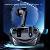 Wireless Tws Earphones with Dual Noise Cancellation - Top-Down View