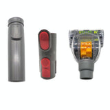 3-in-1 Anti-mite Suction Head Kit for Dyson V6 / V7 / V8 / V10 - Front View