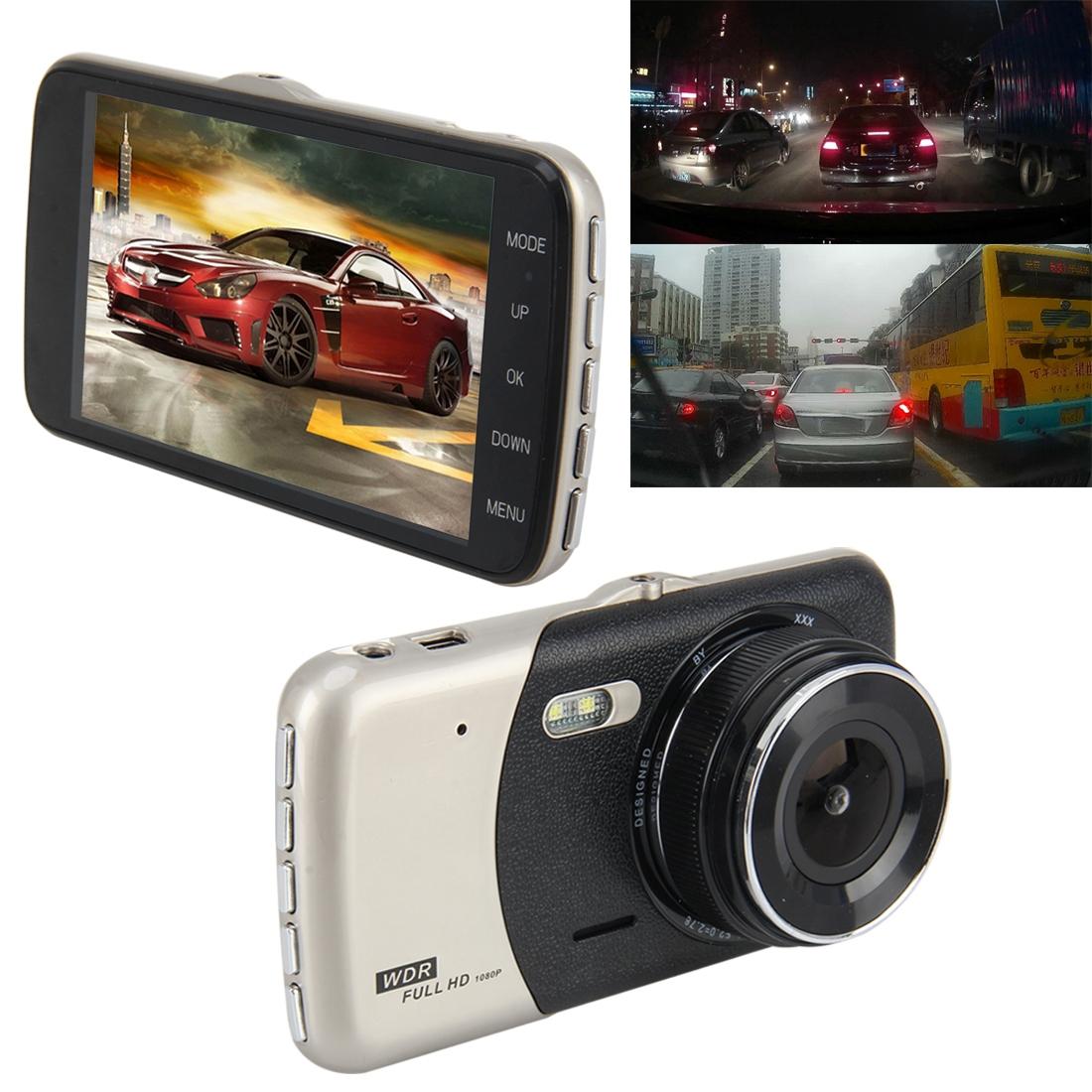 4 Hd Car Recorder with F2.0 Camera - Hd Display Video Recording