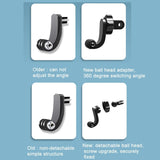 Universal Action Camera Adapter - Vertical & Horizontal Shoot - 2 Pack - Rear View