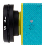 Circular Polarizer Lens Filter with Cap for Xiaomi Xiaoyi 4k / 4k Xiaoyi Lite and Xiaoyi Sport Camera - 45-Degree Angle