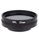 Circular Polarizer Lens Filter with Cap for Xiaomi Xiaoyi 4k / 4k Xiaoyi Lite and Xiaoyi Sport Camera - Low Angle