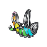 925 Sterling Silver Chameleon Beads For Diy Bracelets - Front View