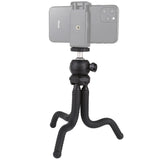 Flexible Mini Octopus Tripod with Ball Head for Slr Cameras - Front View