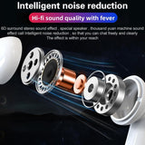 Mini Solar Sport Bluetooth Earphones with Charging Box - 45-Degree Angle