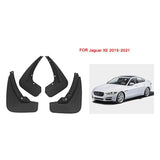 For Jaguar Xe 2015-2021 4Pcs / Set Car Auto Soft Plastic Splash Flaps Fender Guard - Side View