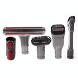5-piece Vacuum Cleaner Brush Head Set for Dyson V8 - Front View