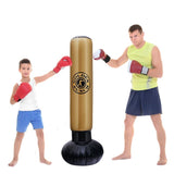 Vertical Inflatable Punching Bag Tumbler - Pvc Adult / Child 1.6M Height - Front View