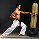 Vertical Inflatable Punching Bag Tumbler - Pvc Adult / Child 1.6M Height - Close-Up Angle