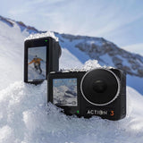Protective Cover for Dji Action Camera - 3 Lens - Top-Down View