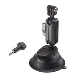 360 Degree Rotating Car Suction Cup Holder for Dji Action 3 - Double Ball Design - Side View