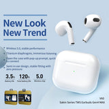 Max Bounty Series True Wireless Stereo Earphones - V60 - Low Angle