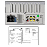 7 Inch Hd Touch Car Radio W / Bluetooth Remote Rearview Camera 6800 Module Fm / Tf / Usb