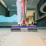 Soft Bristle Roller Brush with Light for Dyson Vacuum Cleaners - Side View