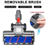 Soft Bristle Roller Brush with Light for Dyson Vacuum Cleaners - Top-Down View