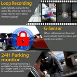 Android Car Dash Cam With Wifi & Night Vision - Low Angle