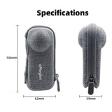 Amagisn Storage Bag for Insta360 X4 - Anti-scratch Carry Case - Close-Up Angle