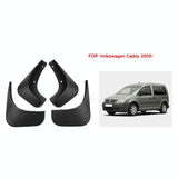 For Volkswagen Caddy 2005 4Pcs / Set Car Auto Soft Plastic Splash Flaps Fender Guard - Side View