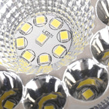 Car Round Work Light With 21Leds Smd - 2835 Lamp Beads - Rear View
