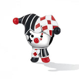 925 Sterling Silver Poker Clown Beads For Diy Bracelets & Necklaces - Side View