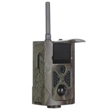 16Mp Waterproof Trail Camera With 3G Mms And Night Vision - 120 Degree Wide Angle - Side View