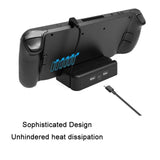 Steam Deck Charging Dock Stand - Console Compatible - Rear View