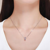 925 Sterling Silver Heartbeat Bead Pendant For Diy Bracelets And Necklaces - Close-Up Angle