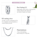 925 Sterling Silver Simple Safety Chain For Diy Bracelets - 45-Degree Angle