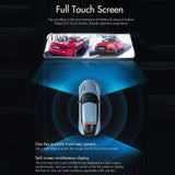 9.66 Fhd Ips Touch Screen Car Dvr With Starlight Night Vision - Rear View