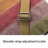Multi Layer Canvas Crossbody Bag For Women Simple Design - Top-Down View