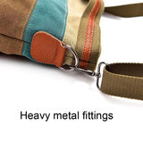 Multi Layer Canvas Crossbody Bag For Women Simple Design - Extra Image