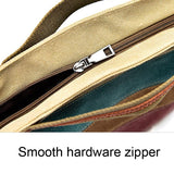 Multi Layer Canvas Crossbody Bag For Women Simple Design - Extra Image