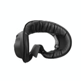 Blackout Sweat Face Cover with Magnetic Closure - Pico 4 Sponge Leather - Rear View