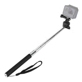 Extendable Selfie Monopod for Action Cameras - 22.5-80cm Length - Front View