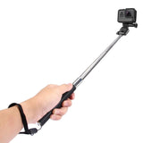 Extendable Selfie Monopod for Action Cameras - 22.5-80cm Length - Side View